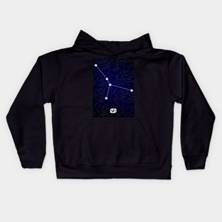 Cancer Constellation Kids Hoodie